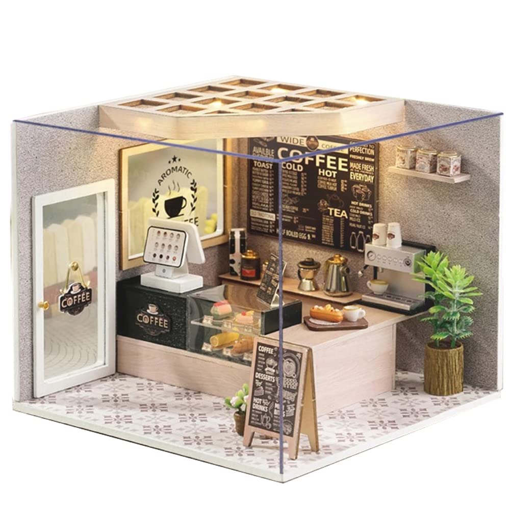 (t-FREAK) Dollhouse Handmade Kit Set Miniature My Little Scene Series (H-021 COFFEE SHOP)