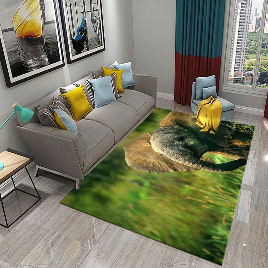 3D Прекрасный Лесной Ковер с Дикой Природой для Кухонного Коврика Ковер для Спальни Гостиной Длинный Прикроватный Коврик Ковер для Прихожей Входной Коврик
