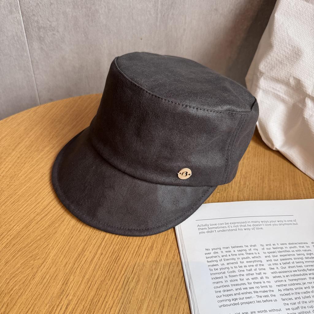 Solid Color English Style Equine Hat Suede Autumn Winter Sun Protection Fashion