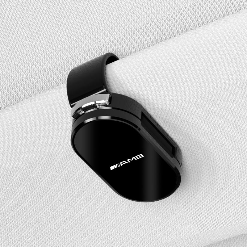VFO1   Car Sun Visor Eyewear Holder Sunglasses Clip For Mercedes Benz AMG W203 W206 W220 W205 Smart W211 W212 Car Accessories keychain