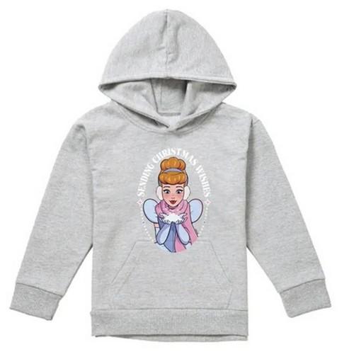 Cinderella Childrens/Kids Sending Christmas Wishes Heather Hoodie