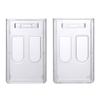 Transparent Work Card Holder Card Sleeve Plastic Protector Cover Transparent Card Holder  Outdoor