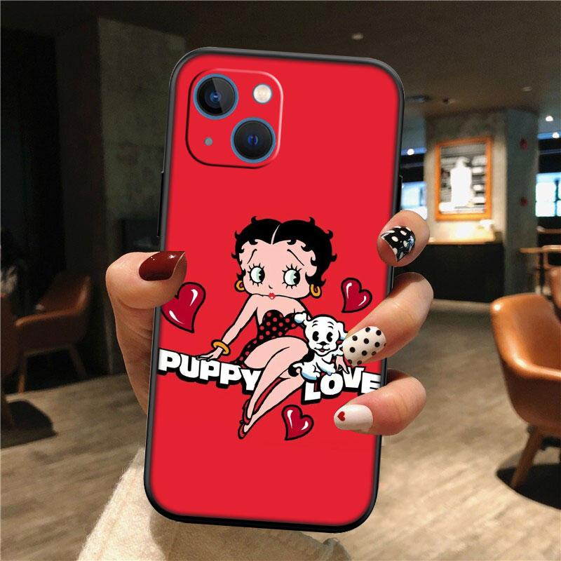 TR6 B-Bettys Art B-Boops Новый высококачественный чехол-ракушка для телефона Redmi Note 13 14 Pro+ Plus A3 A3X 13X 13C 13R 14S 14C 14R