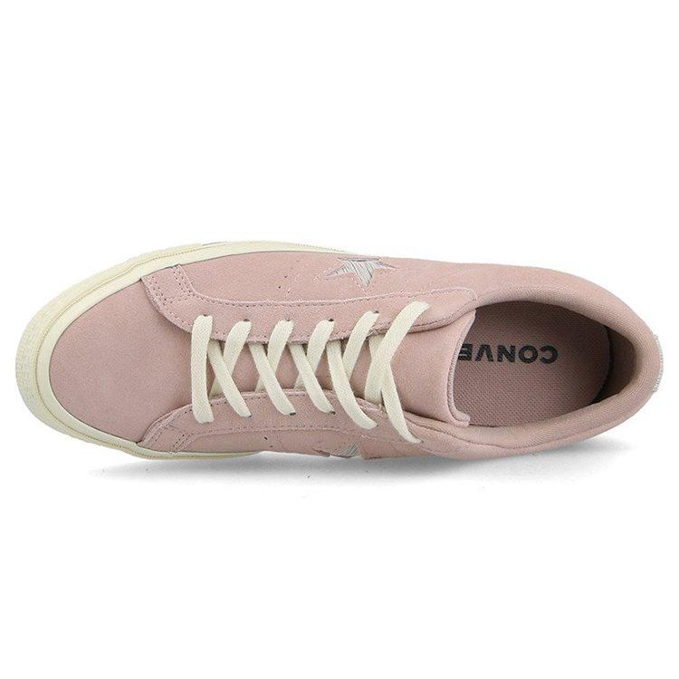 Converse One Star Кожаные, нескользящие, износостойкие, легкие, низкие кеды для скейтборда, женские, розовые, 161539C