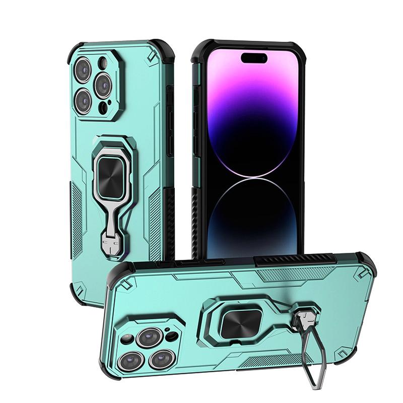 KEYSION Противоударный чехол для iPhone 15 Pro Max Мягкий силиконовый + PC вертикальный чехол-подставка для телефона на заднюю панель для iPhone 15 15 Plus