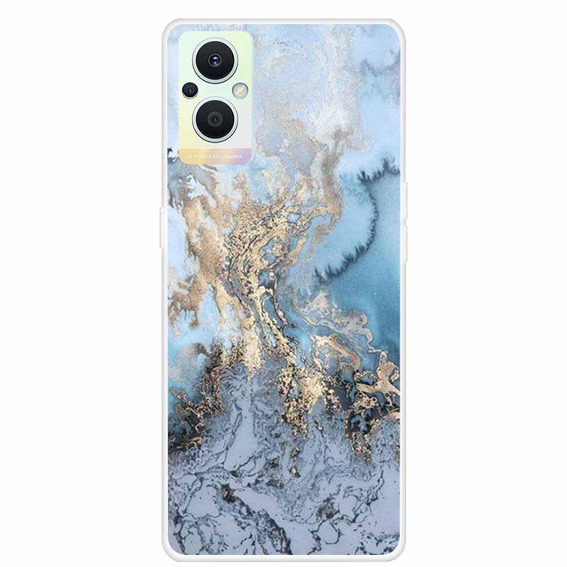 For Oppo Reno7 Lite Cases Reno 7Z Marble Clear Soft TPU Silicone Back Case For Oppo Reno 7Z 7 Z 5G Phone Cover Fundas Reno 7Lite