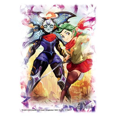 TAKARA TOMY Защитные протекторы для карт Duel Masters DX Honnoji Karen и Chaos Manta Предательница Героиня