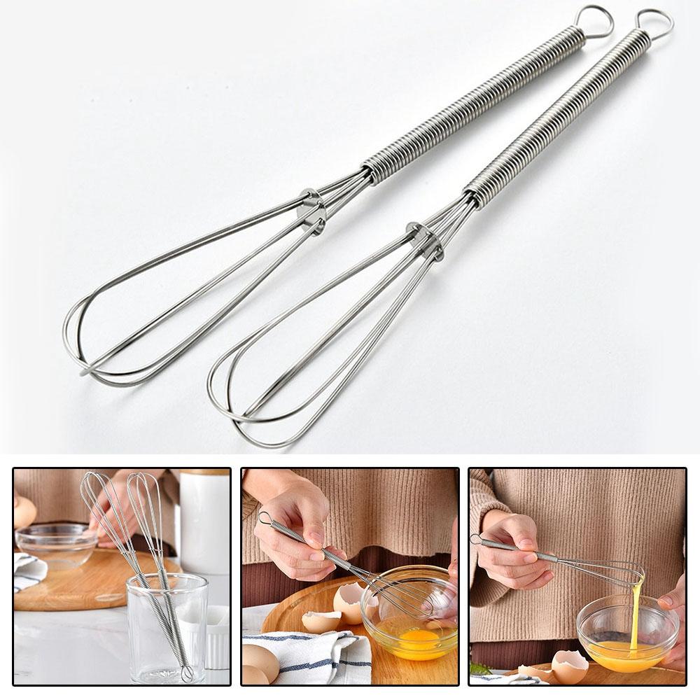 Manual Egg Mixer Stainless Steel Baking Agitator Egg Tool Kitchen Gadgets Whisk Egg Beater