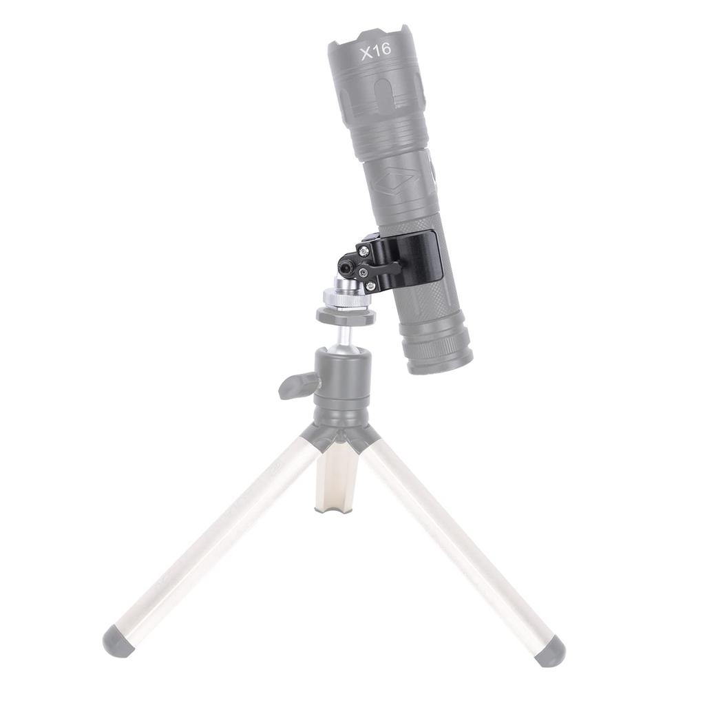 Microphone Holder NICEYRIG Aluminum Alloy Cold Shoe Mount for Shotgun Microphones 18-35mm