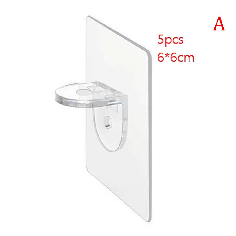 5 шт., многослойная перегородка для гардероба без гвоздей, стойка для поддержки клеевого слоя без гвоздей