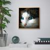 Животное DIY 5D алмазная живопись полная круглая дрель милый кот Алмазная вышивка крестиком стразы для гостиной настенное искусство