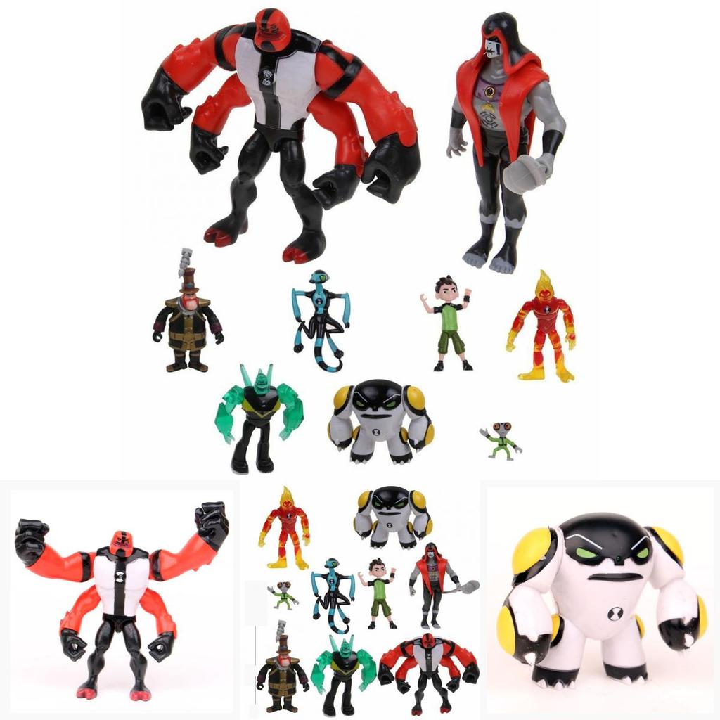 Классические фигурки персонажей Бен 10 Идеально подходят для украшения тортов или в качестве коллекционных подарков Набор