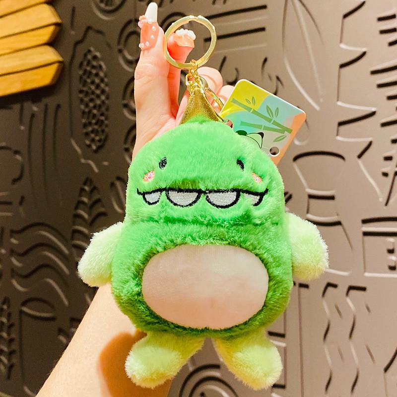 Creative Bb Monster Plush Keychain Fluffy And Fun Couple's Keyring Gift
