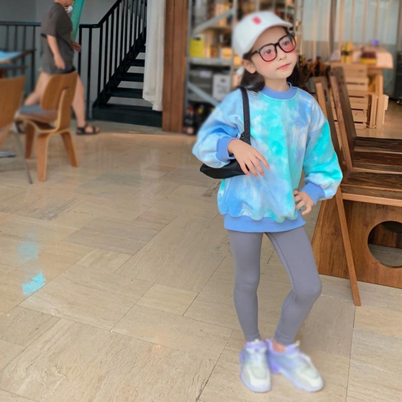 Girls Yoga Pants Letter Print Reflective Design Casual Comfy Pants Gym Leggings