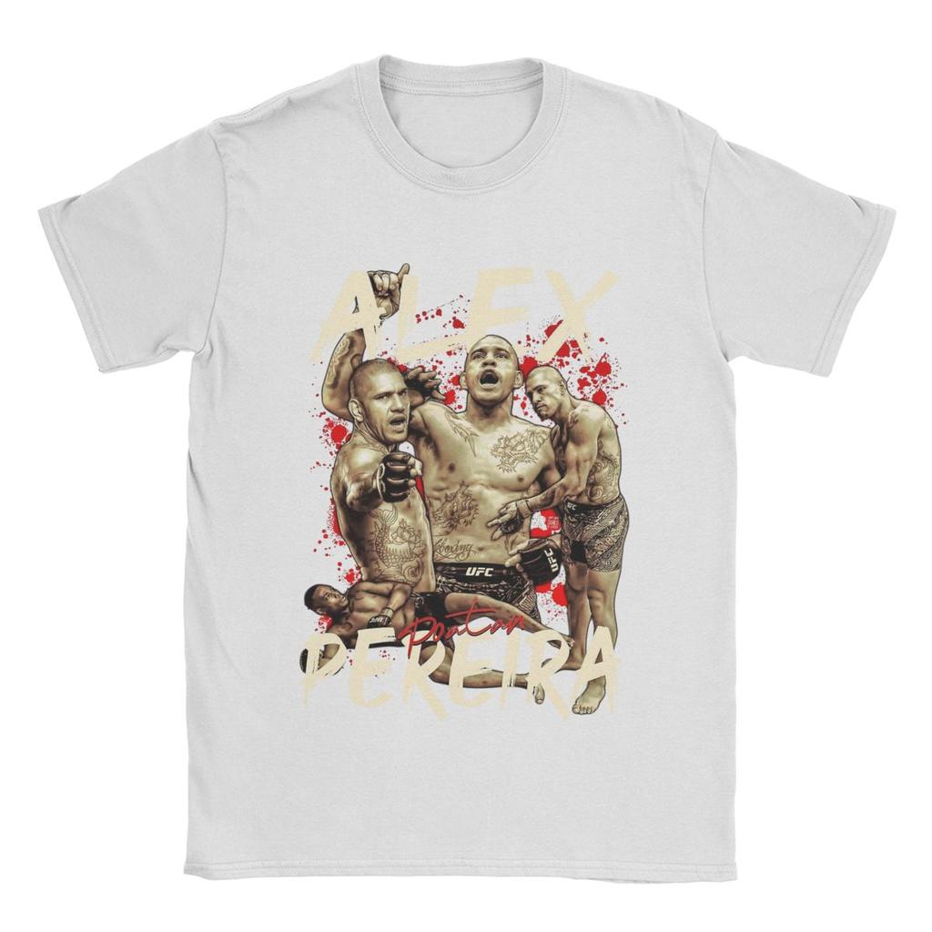 All Seasons Men Women Alex Pereira Poatan Boxing Boxer T Shirts Apparel Pure Cotton T-shirt Clothes Creative Tee Shirt