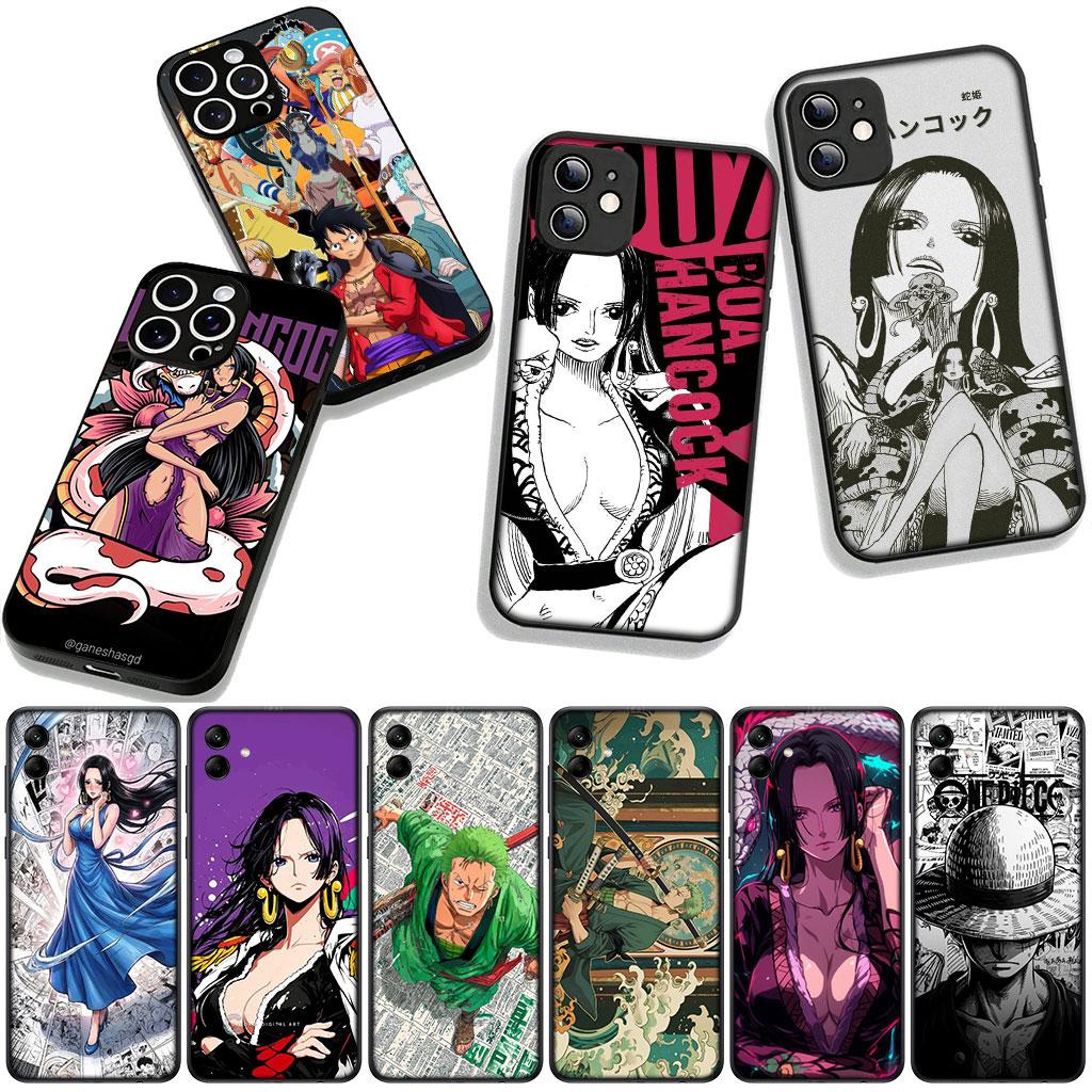 for Samsung Galaxy A36 A17 A26 A07 A35 A54 A53 A13 A33 A34 S8 S9 S20 S21 FE S10 Plus Case One Boa Hancock Pieces Luffy Zoro