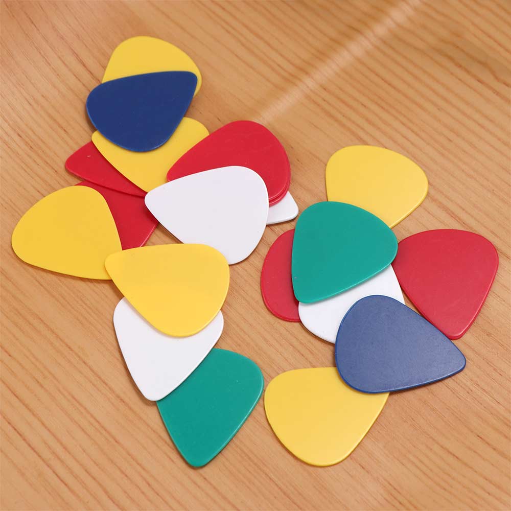20pcs ABS Guitar Picks Celluloid Guitar Plectrum Electric Guitar Parts Guitar Play