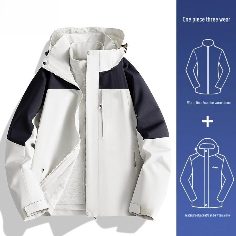 Camel Outdoor Женская водонепроницаемая пуховая парка 3-в-1 для зимнего туризма и альпинизма