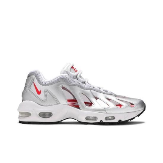 Nike Supreme x Air Max 96 'Metallic Silver' CV7652-001 Мужские кроссовки