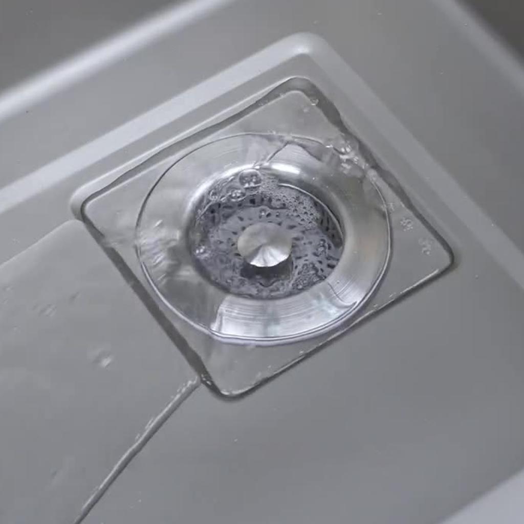 Stainless Steel Kitchen Sink Push-type Sink Drainer Leak Plug Filter Universal Pool Bounce Core