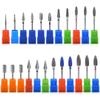 27 Designs Nail Art Drill Bits Carbide Milling Cutters for Electric Manicure Machine Removing Nail Gel