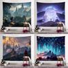 Волшебное небо креативный узор подвесная ткань украшение на стену дома гобелен спальня гостиная гобелен