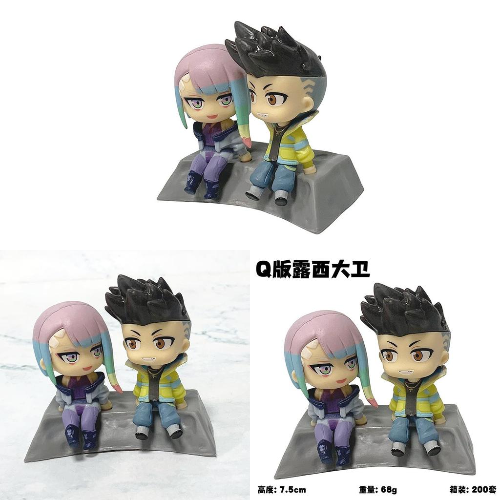 Cyberpunk Edgerunners Pvc Action Figure Collectible Desktop Figurine For Fans