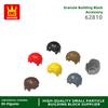 249 шт./лот 62810 Блоки для волос Moc Цветные насадки Работает с featuring Кирпич Сделай сам Детское обучение-