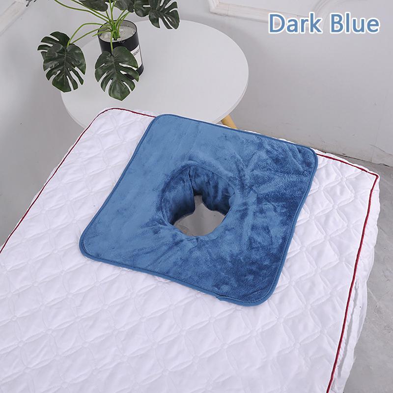 35*35 Cm Thickened Beauty Spa Massage Table Planking Face Towel With Hole Bed Bandana