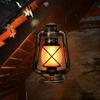Vintage Style Lightweight Camping Lantern USB Rechargeable Camping Lights Hanging Tent Light 3 Lighting Modes LED Horse Lantern For Hiking