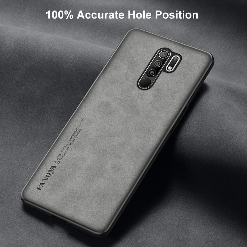 Роскошный чехол из искусственной ПУ кожи для Xiaomi Redmi 9, задняя крышка, матовая противоударная защита, силиконовый чехол для телефона для Redmi Note 8 Pro Redmi9