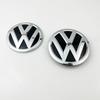 SVLHP1 2Pcs 6C0853600 Car Logo Front Grill Badge Rear Trunk Emblem For VW Polo 6 6C 2014 2015 2016 2017 2018 Modification Accessories