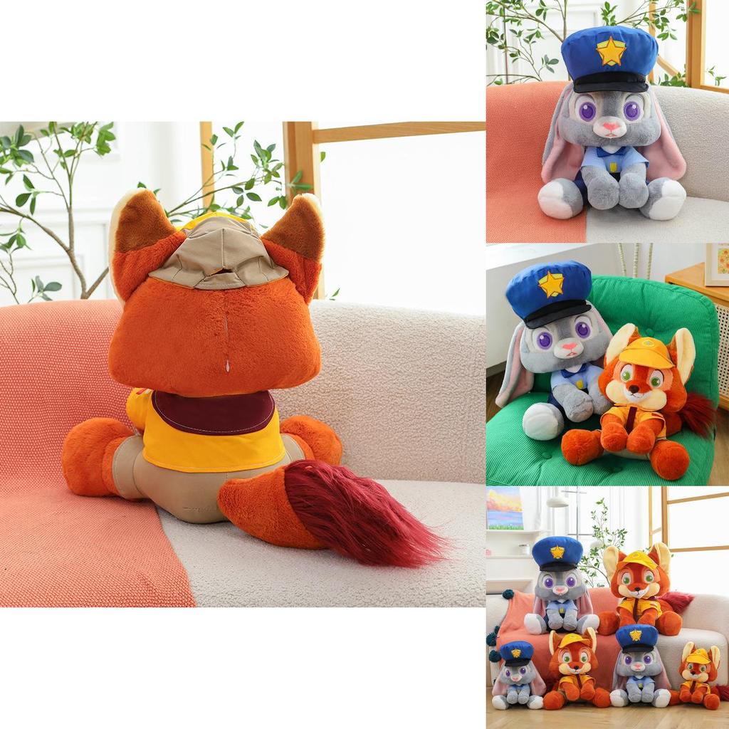 Плюшевая игрушка животное Джуди Ник Зверополис Мягкая подушка для детей и девочек