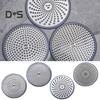 Stainless Steel Floor Drain Filter Hair Catcher with Silicone Ring Rust-Resistant Bathroom Sink Strainer Shower Drain Hair Trap Stopper