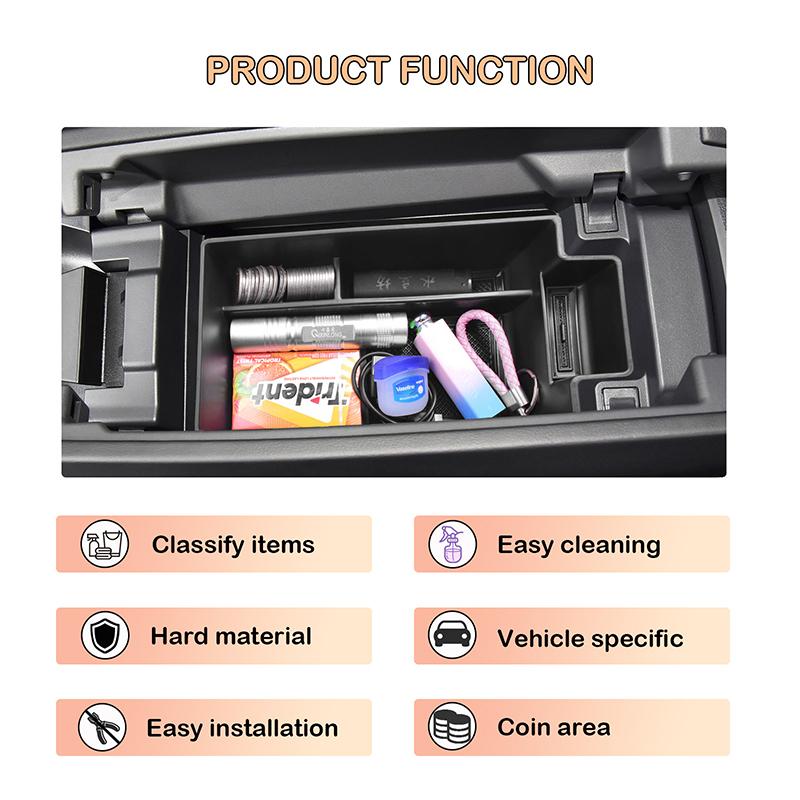 Fit For Nissan X-trail Rogue 2024 T33 Center Console Organizer Armrest Storage Box Car Accessory Auto Armrest Box