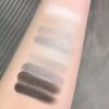 Dark Punk Smoky Nine-color Eyeshadow Palette Black and White Gray Metallic Pearlescent Matte Silver Party Stage Makeup