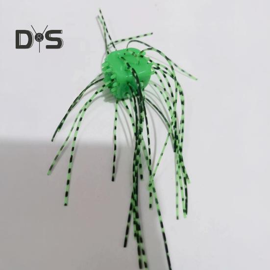 10 шт. 1,4 см/4 г мягкие приманки в форме кубиков с юбкой, медленно тонущие цветные искусственные приманки из ПВХ для ловли пресноводного соленого окуня, сома, рыболовные принадлежности