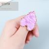 Showing Shelf Finger Ring Nail Art Plate Tips Nail Art Palette Pigment Holder Nail Display Stand