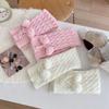 Y2K Leg Warmer Women Plush Balls Lolita Bowknot Leg Warmer Sweet Balletcore Stockings Elastic