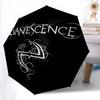 1 шт. Автоматический зонт Evanescence Music 8 спиц, портативный, складной, с черным железным каркасом для улицы, пляжа, путешествий, пляжный зонт 137