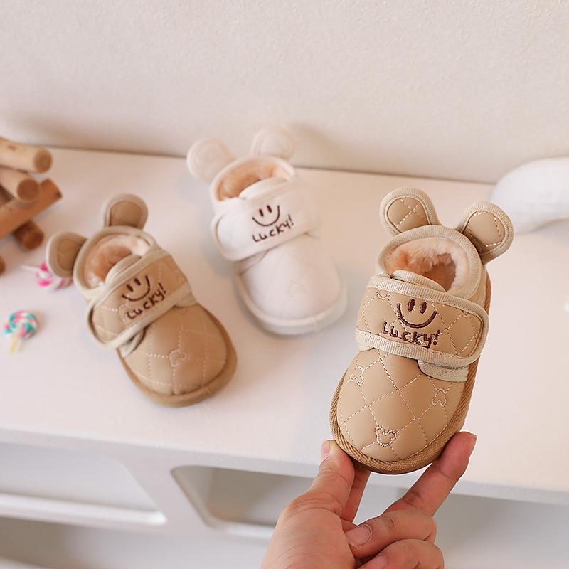 Зимние детские хлопковые туфли бархатные зимние туфли детские прогулочные туфли размеры 17-28