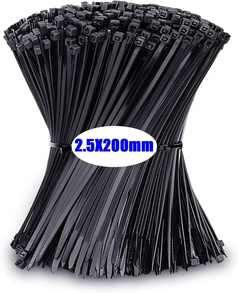 Plastic Clamping Collar Cable Tie Clamping Scratch Cable Attache Cable Velcro Self Locking Nylon Cables Ties Fastening