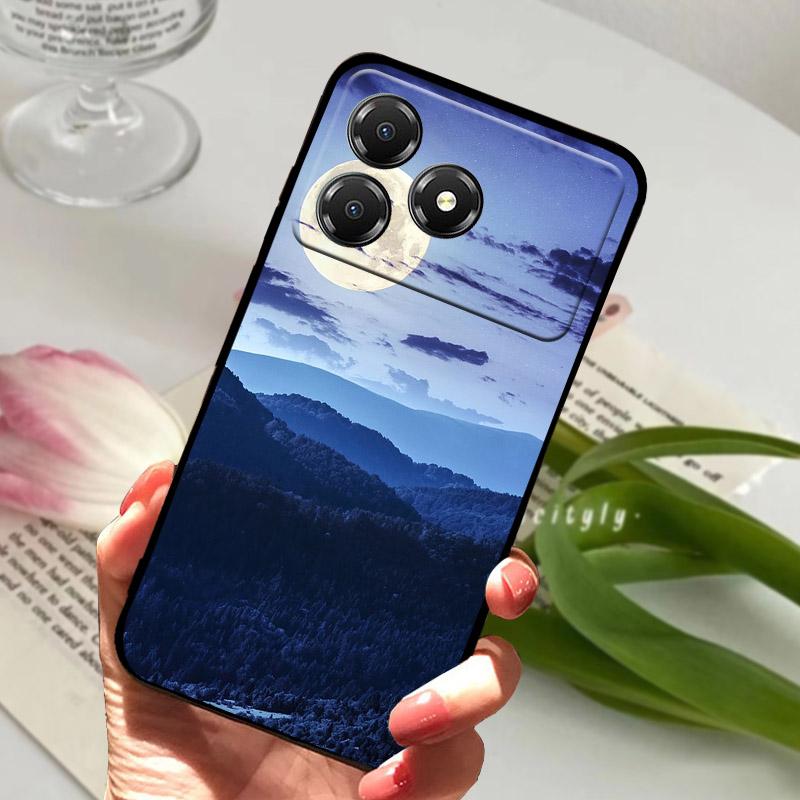 For ZTE Blade A36 Case Cool Wolf Soft Silicone Phone Shell For ZTE Nubia A36 A 36 Shockproof Protect Cover BladeA36 Z2472 Funda