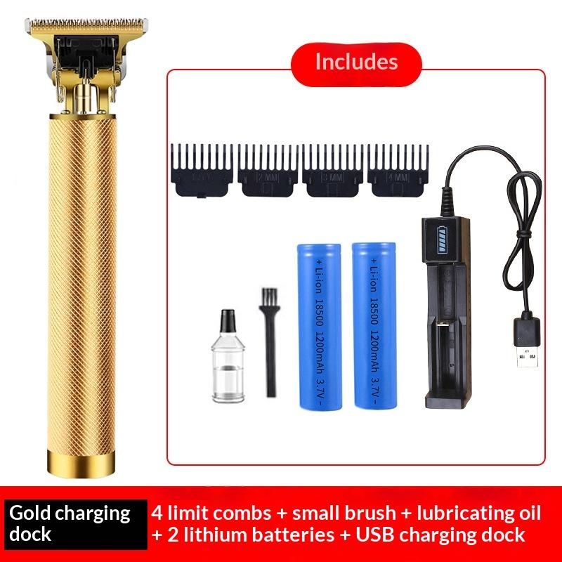 New multifunctional hair clipper electric clipper hair clipper hair clipper oil clipper shaving razor bald hair clipper rechargeable