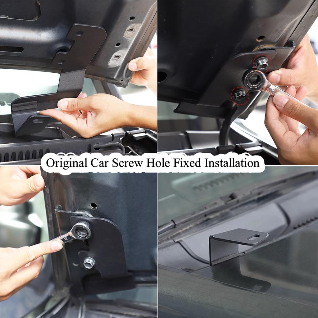 Работа на капоте двигателя автомобиля, монтажный светодиодный светильник, кронштейн для прожектора, подставка, держатель для Suzuki Jimny 2007-2017, экстерьер