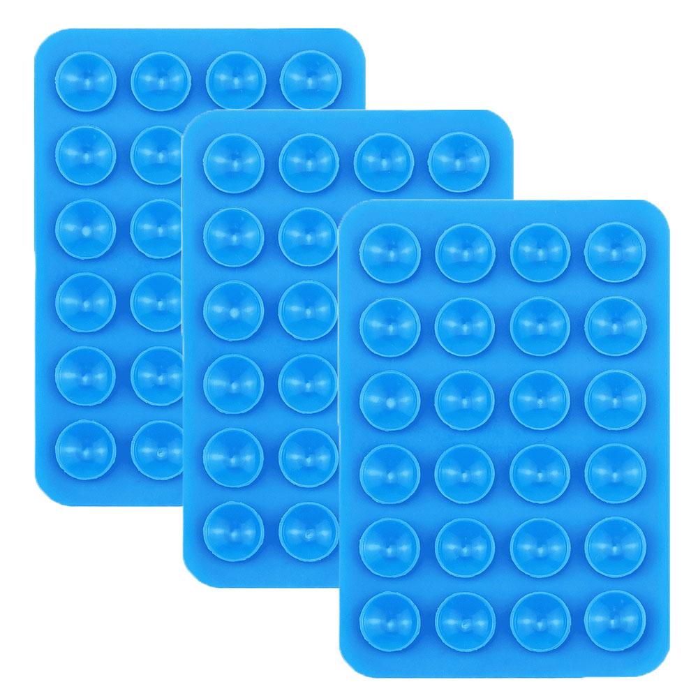 6/3/1 шт. Присоска Настенная подставка Коврик Многофункциональный Силиконовый Присоска Держатель для телефона Квадратный Противоскользящий Односторонний Кожаный Чехол Крепление