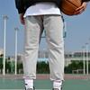 Li-Ning Простые свободные дышащие спортивные брюки мужские низ светло-серый YKLS465-1