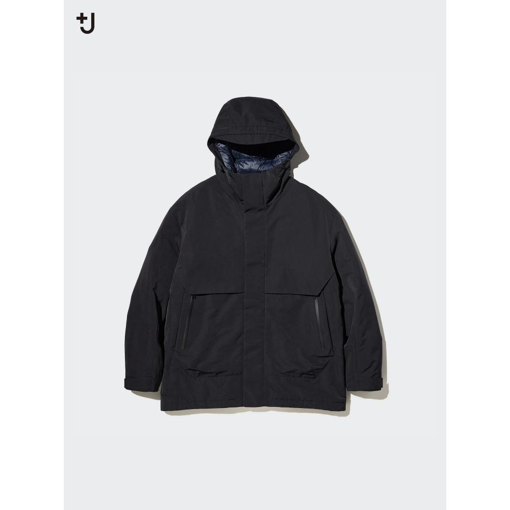 Uniqlo Японская гибридная пуховая парка большого размера