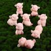 Pig Home Ornament Model Dollhouse Accessory Pig Miniature Resin Craft Micro Landscape Decoration