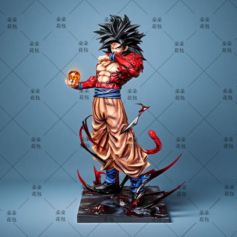 Фигурка Lk Dragon Ball Super Saiyan 4 Goku GK Аниме Периферия Настольное украшение Коллекционная статуэтка Подарок для коллекционеров аниме